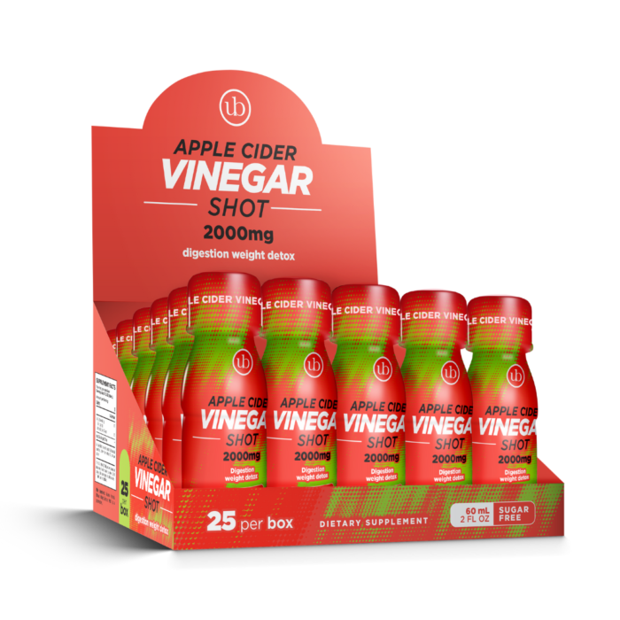 BOX OF APPLE CIDER VINEGAR